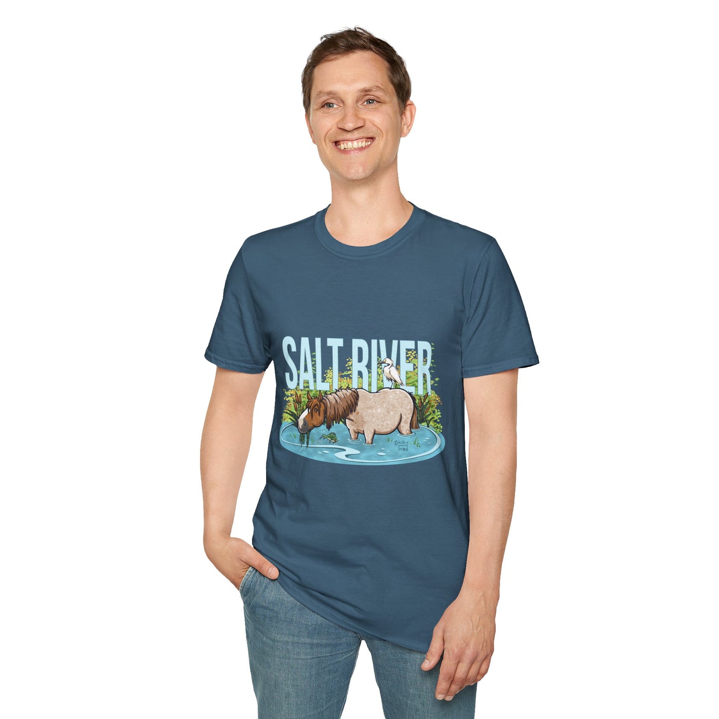 Salt River Unisex Softstyle T-Shirt - Nature-Inspired Graphic Tee