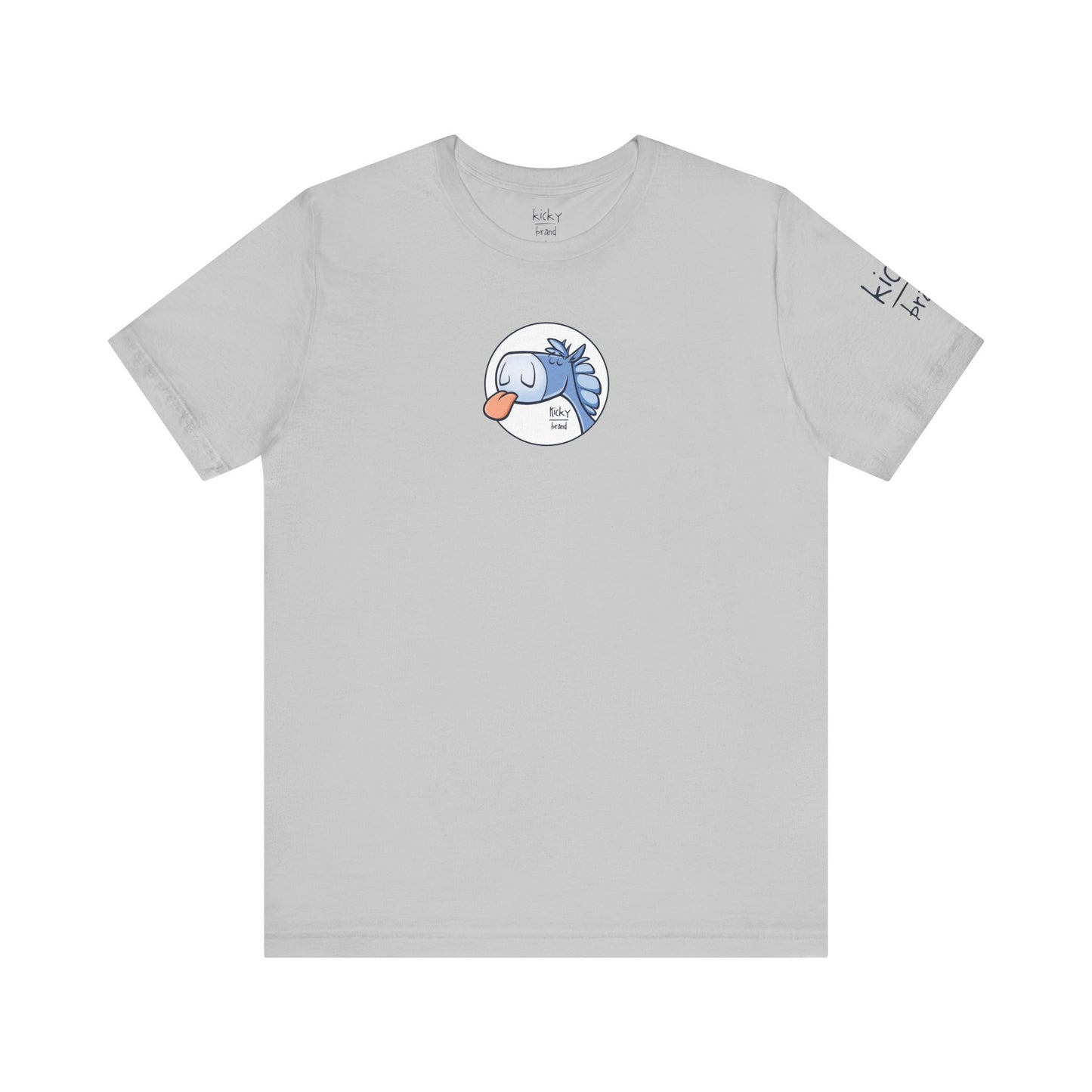 Buck Off Steve Logo Blue Tee