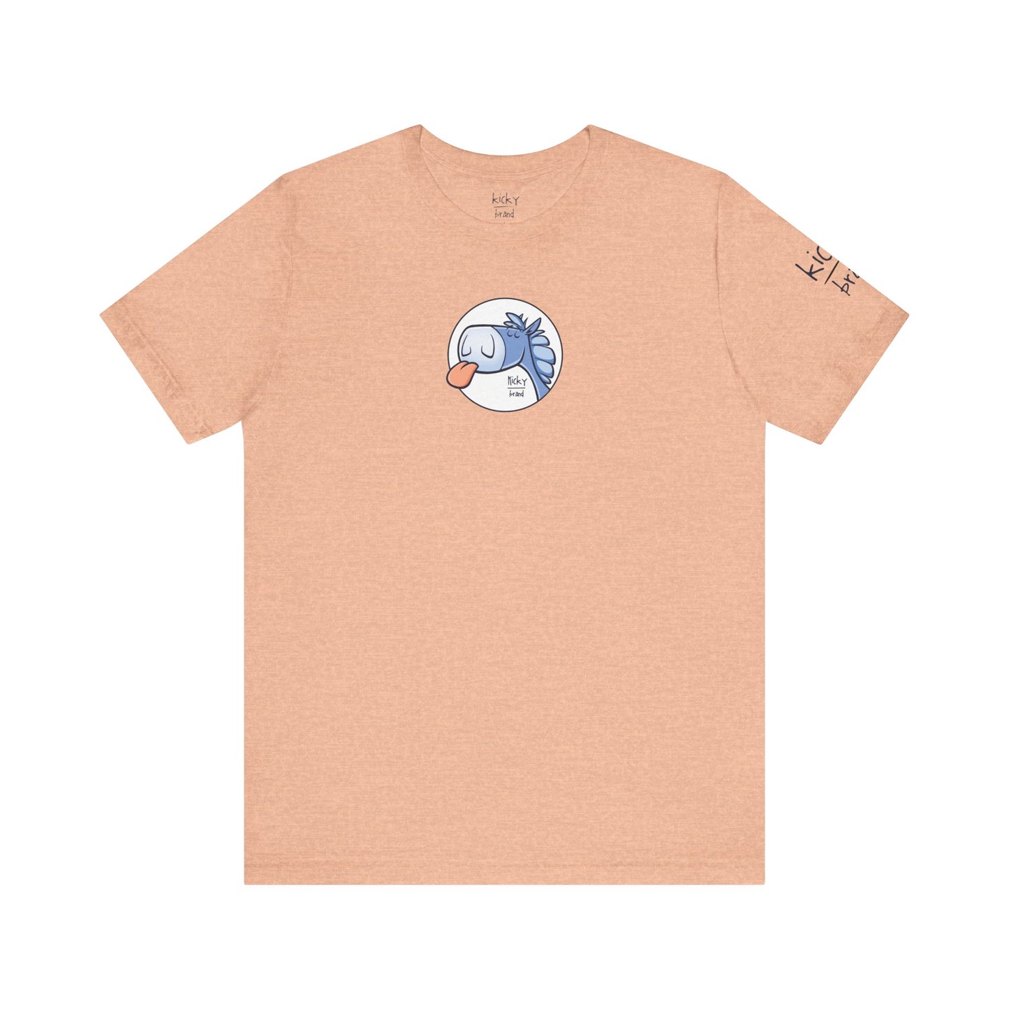 Buck Off Steve Logo Blue Tee