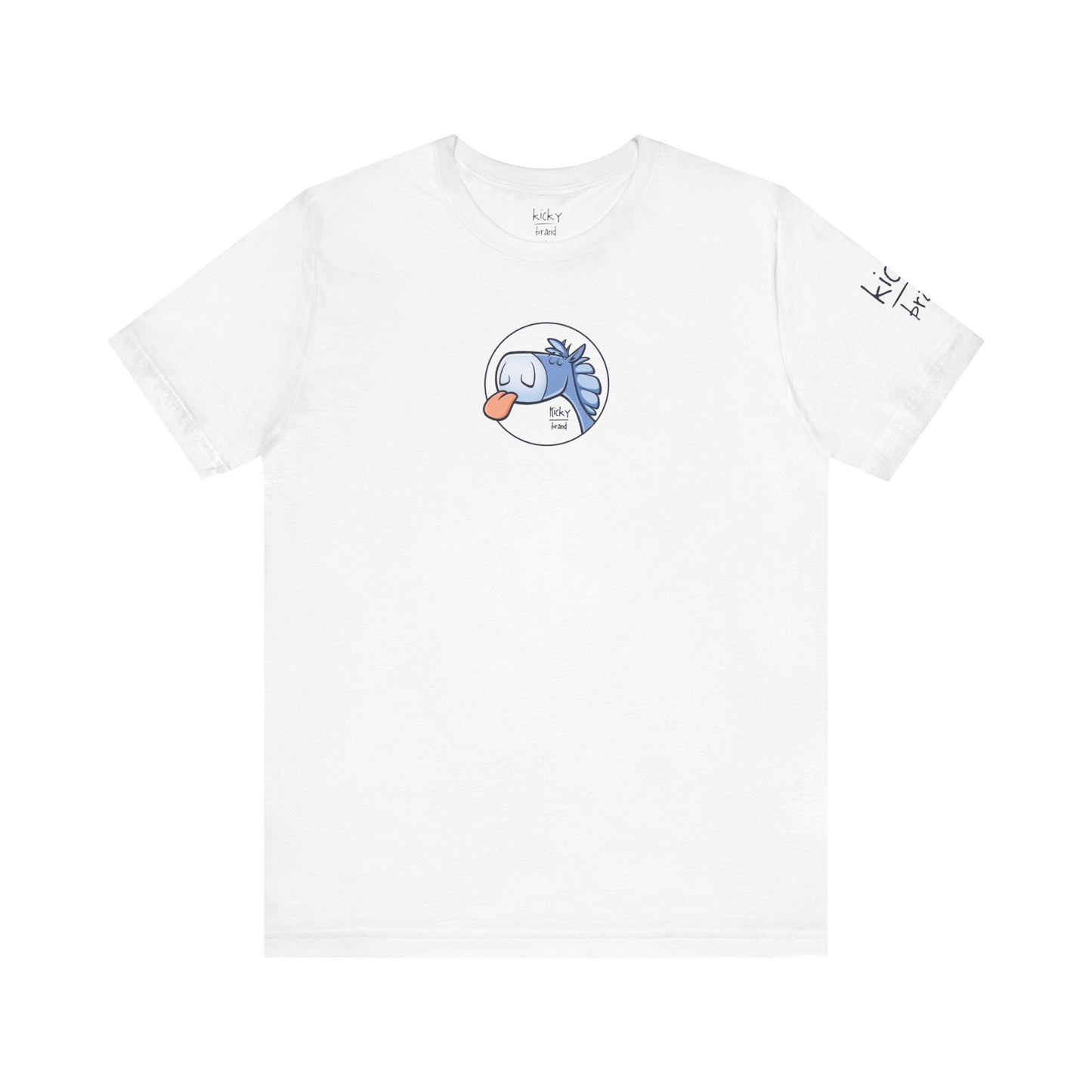 Buck Off Steve Logo Blue Tee