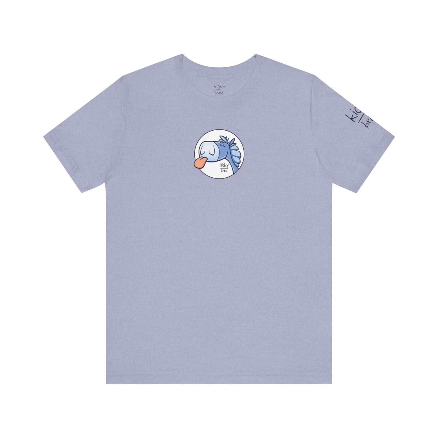 Buck Off Steve Logo Blue Tee