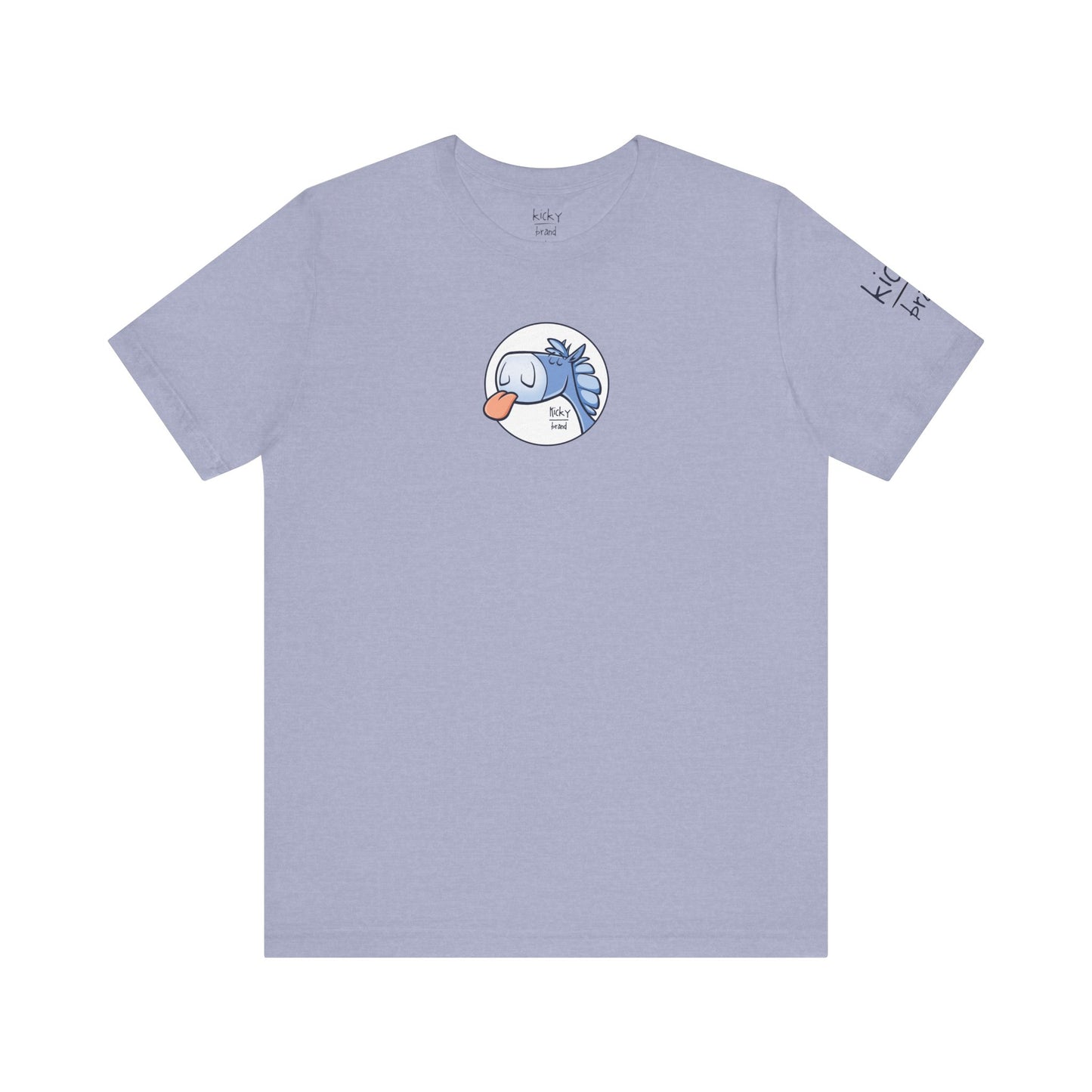 Buck Off Steve Logo Blue Tee