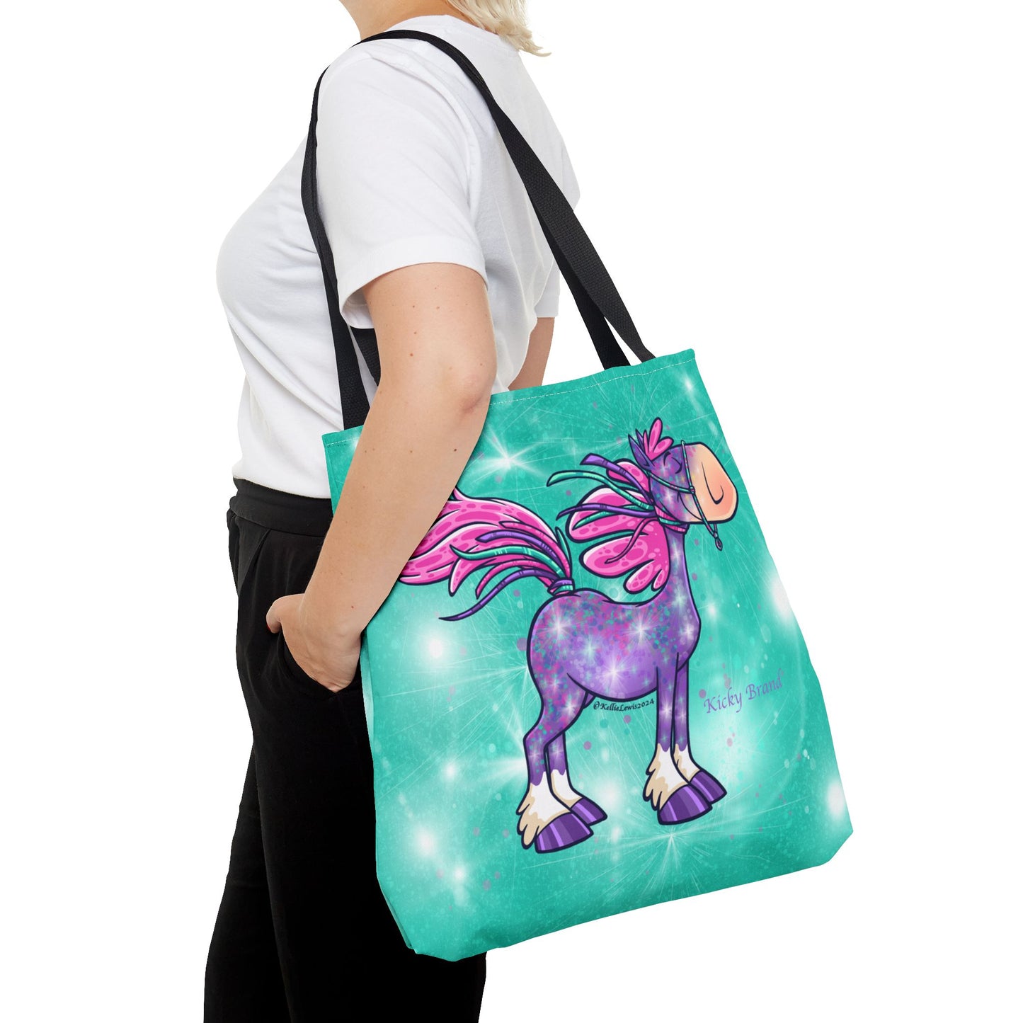 Bejeweled Tote Bag (Kellie's Version) Teal