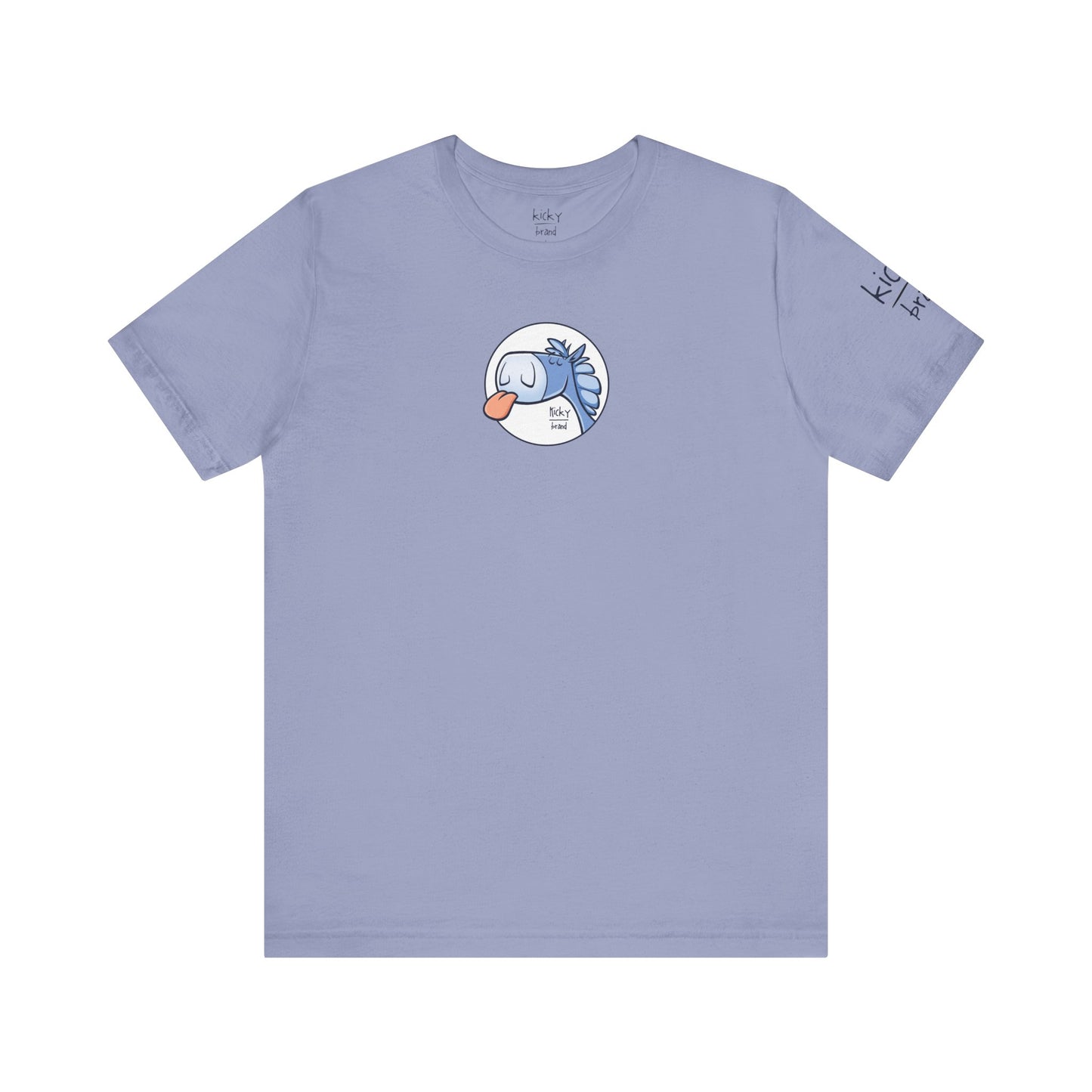 Buck Off Steve Logo Blue Tee