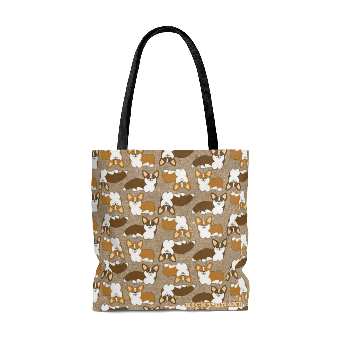 Corgi Crazy Tote Bag - Nutmeg
