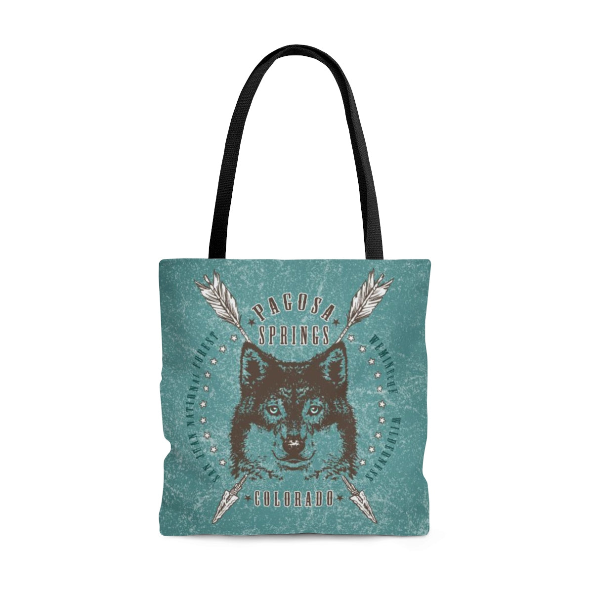 Pagosa Springs Wolf Tote Bag
