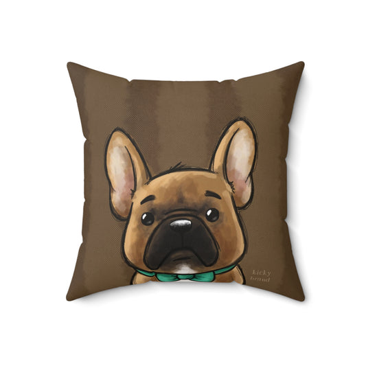 Frenchie Throw Pillow