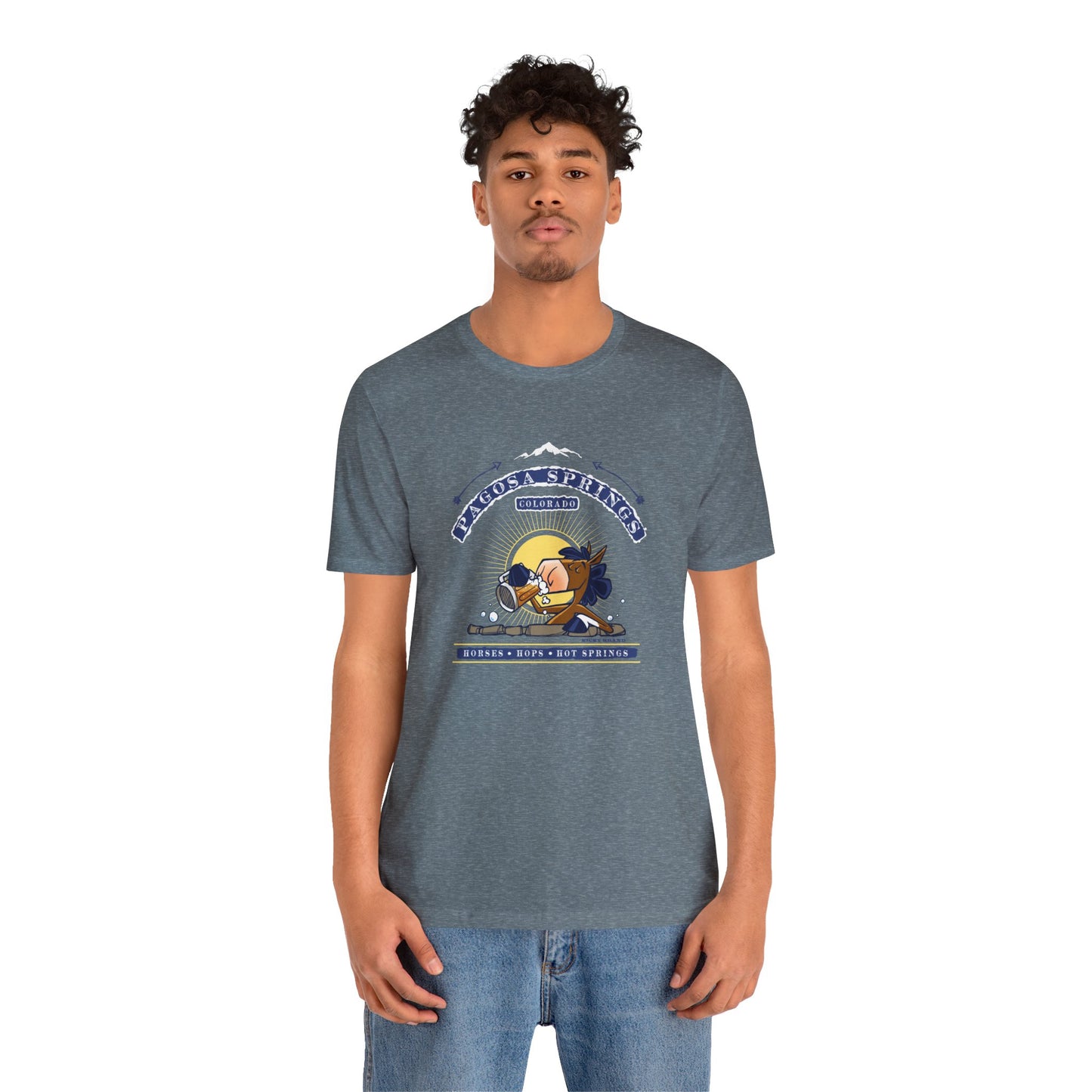 Horses, Hops, & Hot Springs Tee