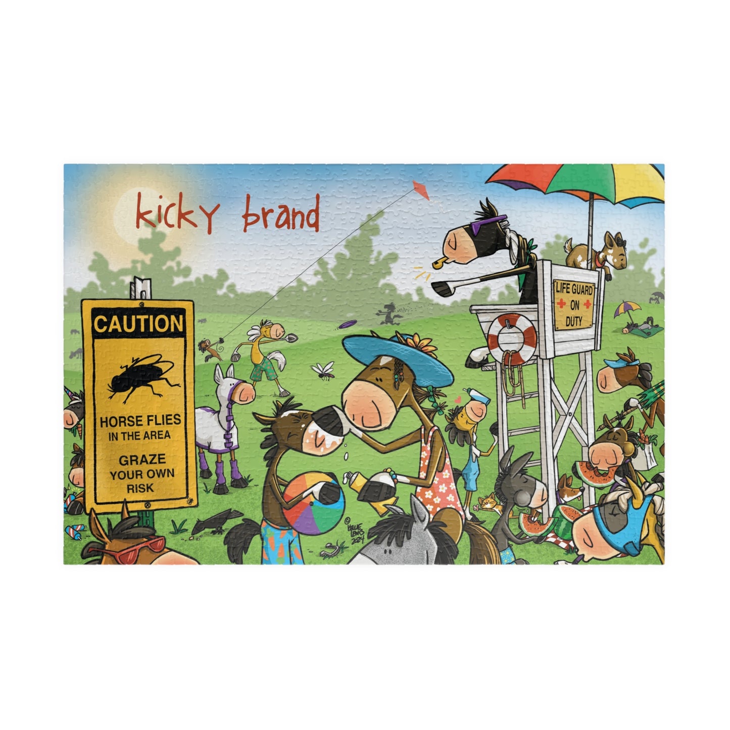 Summer Picnic Puzzle (1014 Pieces)