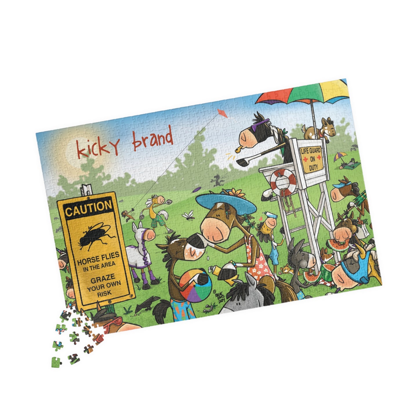 Summer Picnic Puzzle (1014 Pieces)