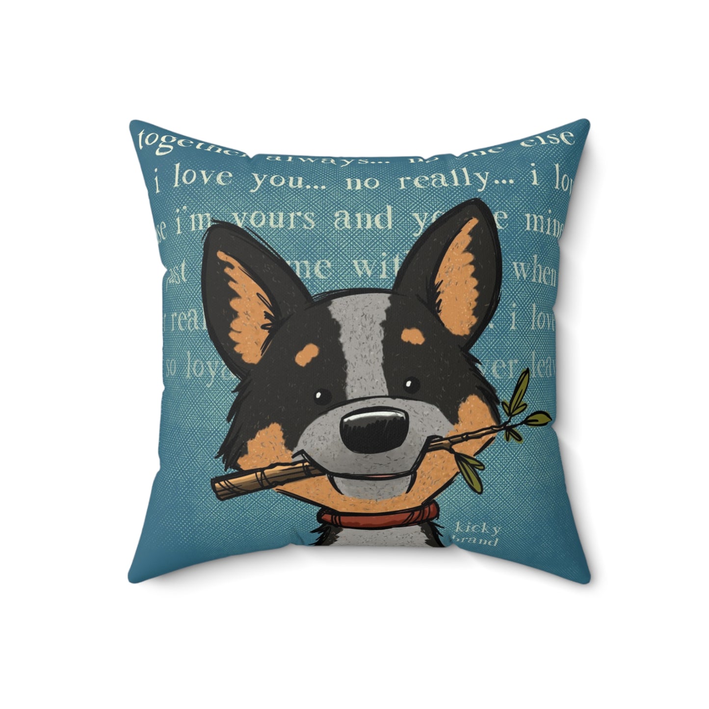 Blue Healer Pillow