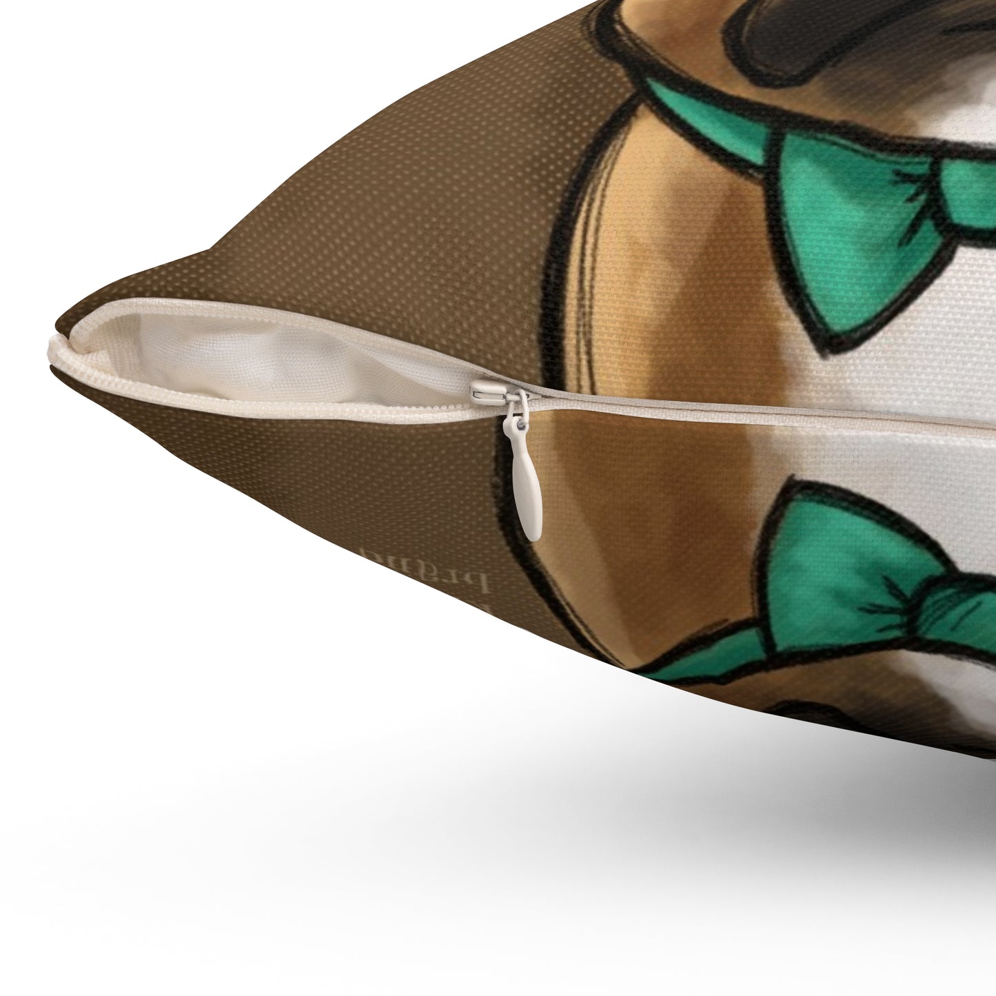 Frenchie Throw Pillow