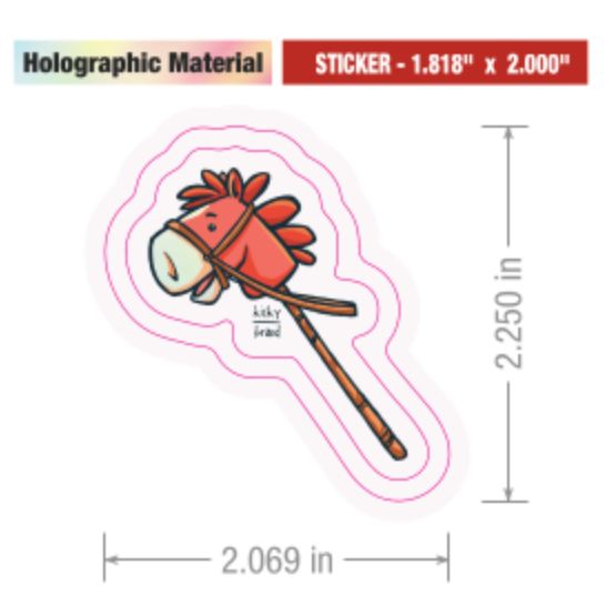 Hobby Horse Sticker