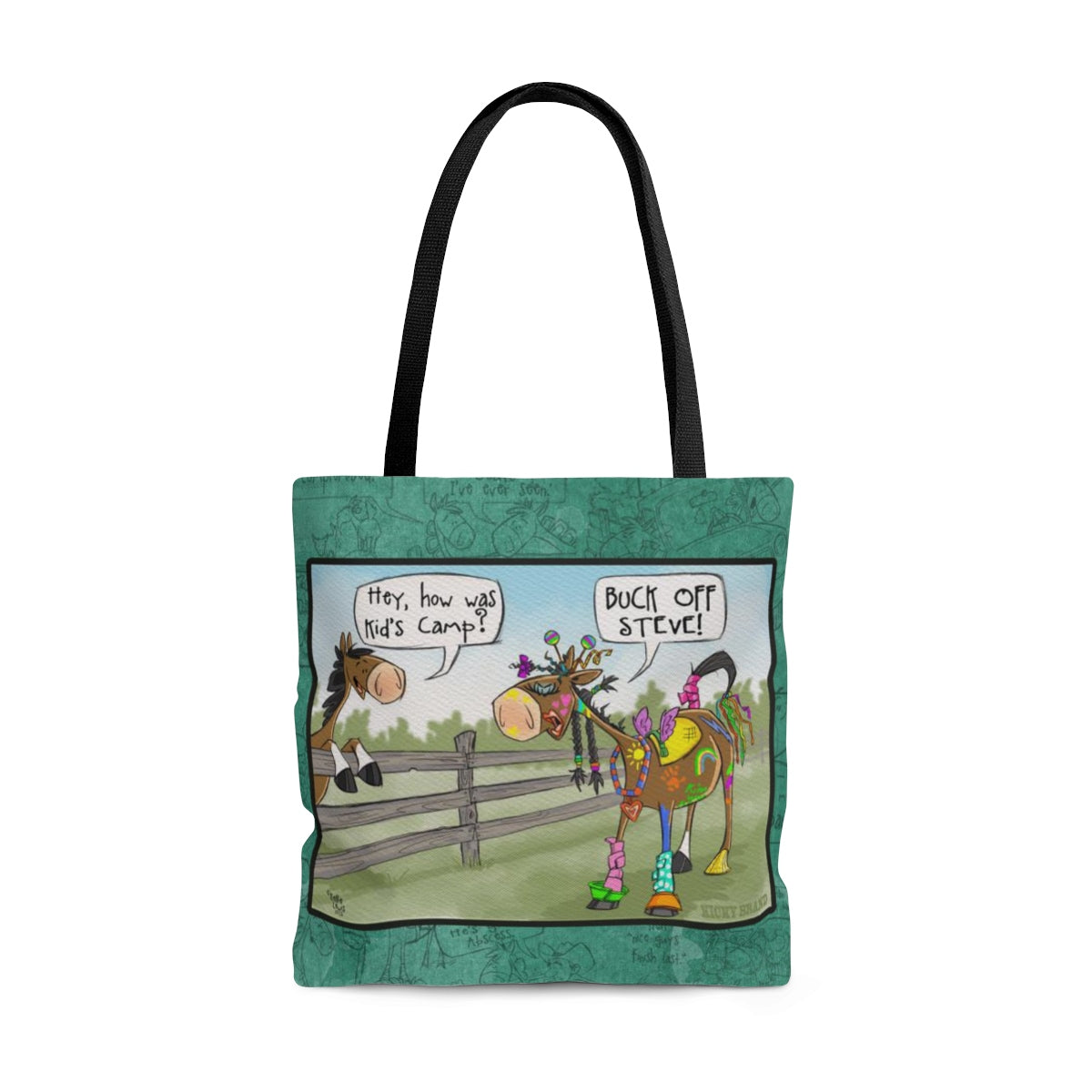 Horse Camp Tote Bag