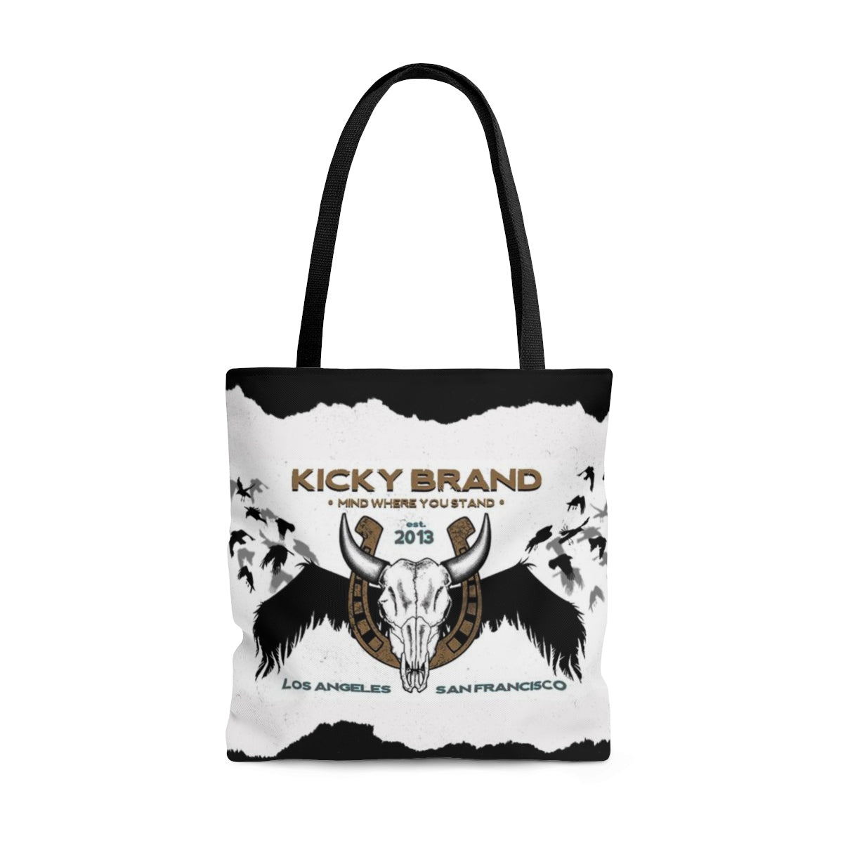 Cow Skull Tote Bag